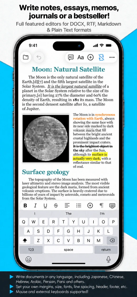 Notes Writer: PDF, Voice, AI screenshot 3