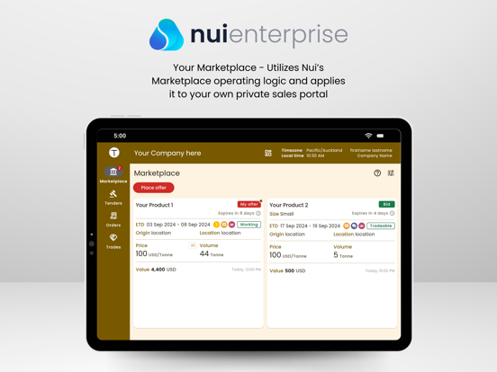 Screenshot #4 pour Nui Markets