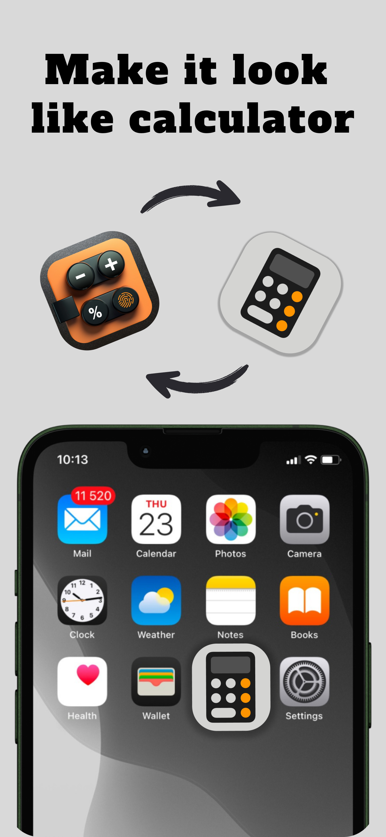 Hide photos: fake calculator screenshot 3