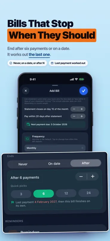Bill Reminder: DueMinder screenshot 7 of 10