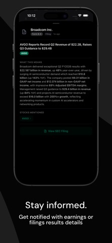 Howl: Stock & Insider Alerts screenshot