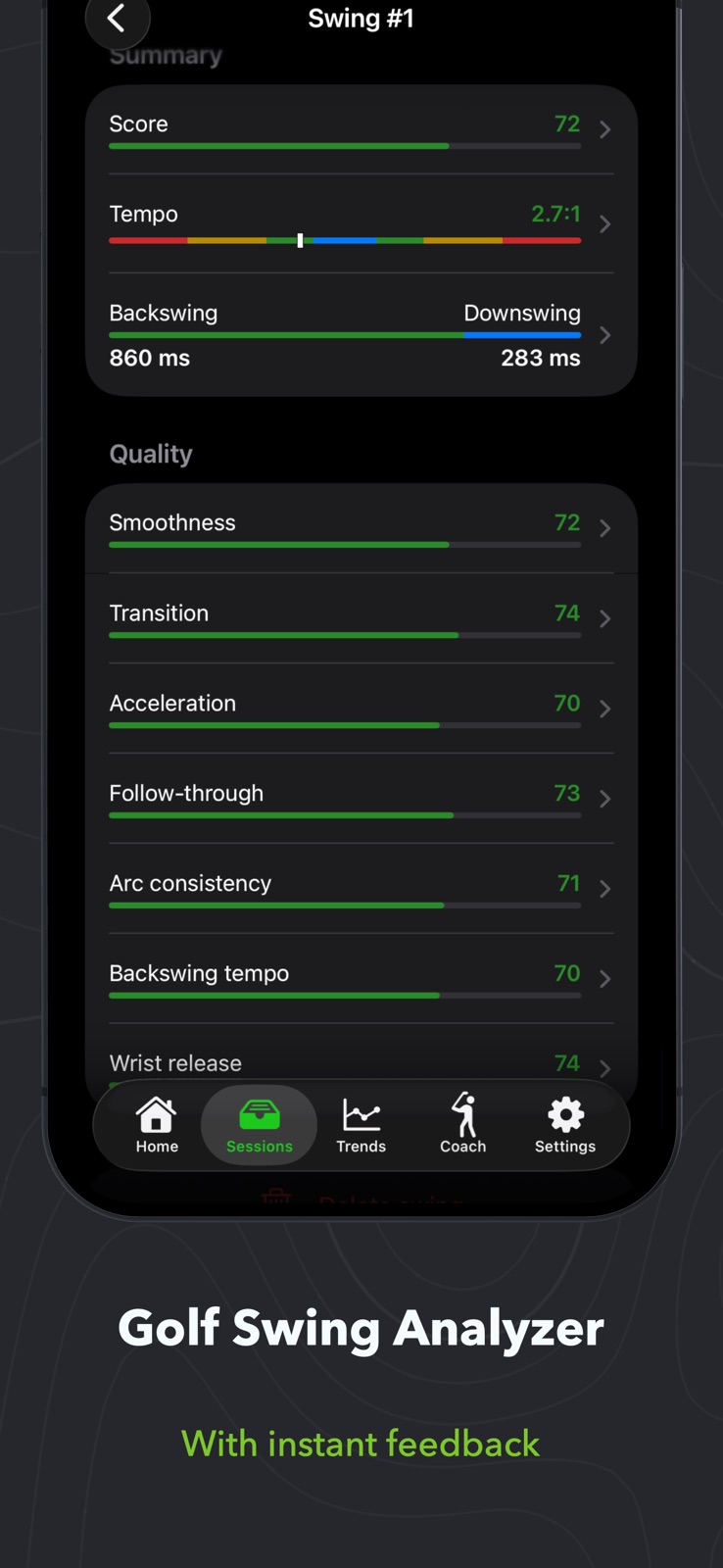 Golf Driving Range: Swing Pro iphone screenshot 2