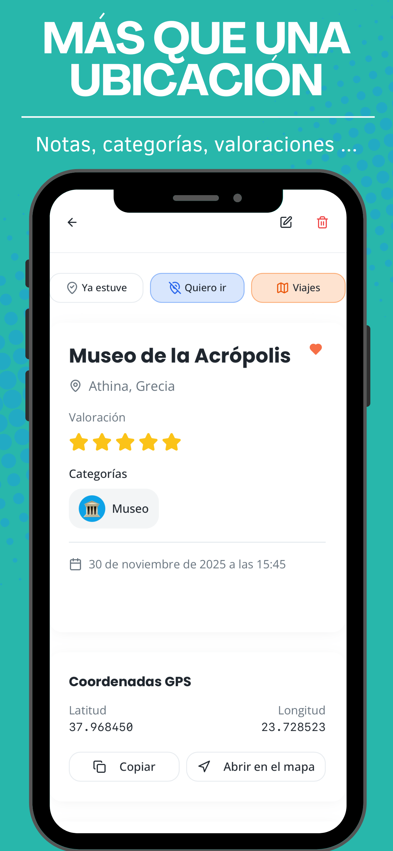 TapToGeo - Your Travel Diary