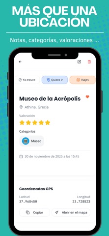TapToGeo - Guarda Lugares screenshot