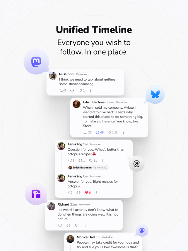 Openvibe – Bluesky & Mastodon Screenshot