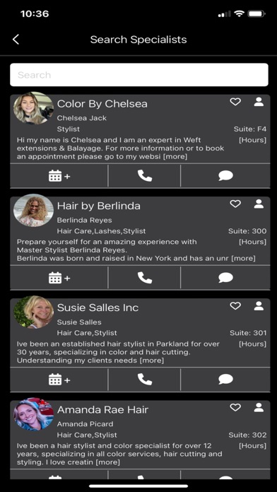 VIP Salon Suites Screenshot