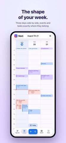 Next: Calendar & To Do List app screenshot