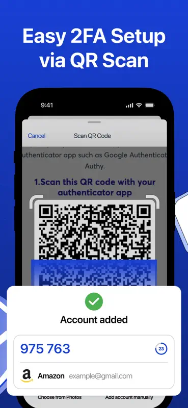 Authenticator App－2FAS・MFA・OTP screenshot 2 of 5