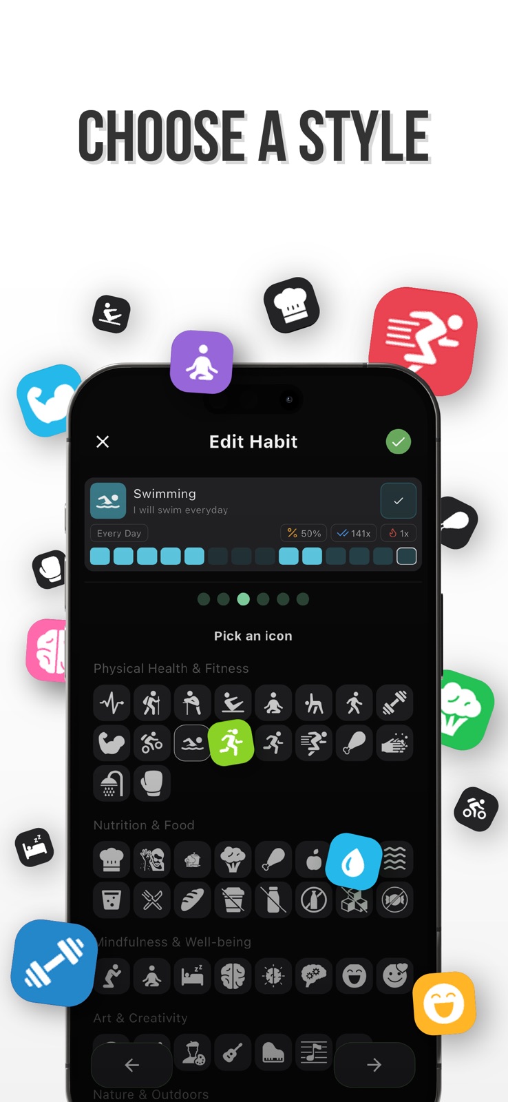 Habit Tracker - HabitStack iphone screenshot 4