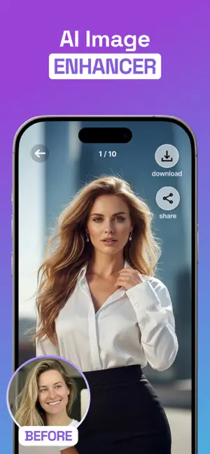 AI Image Enhancer - Gleem screenshot 1