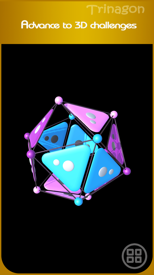 #4. Trinagon 3D Logic Puzzle (iOS) 由: lucas pradlwarter