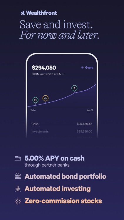 Wealthfront: Save and Invest screenshot-0