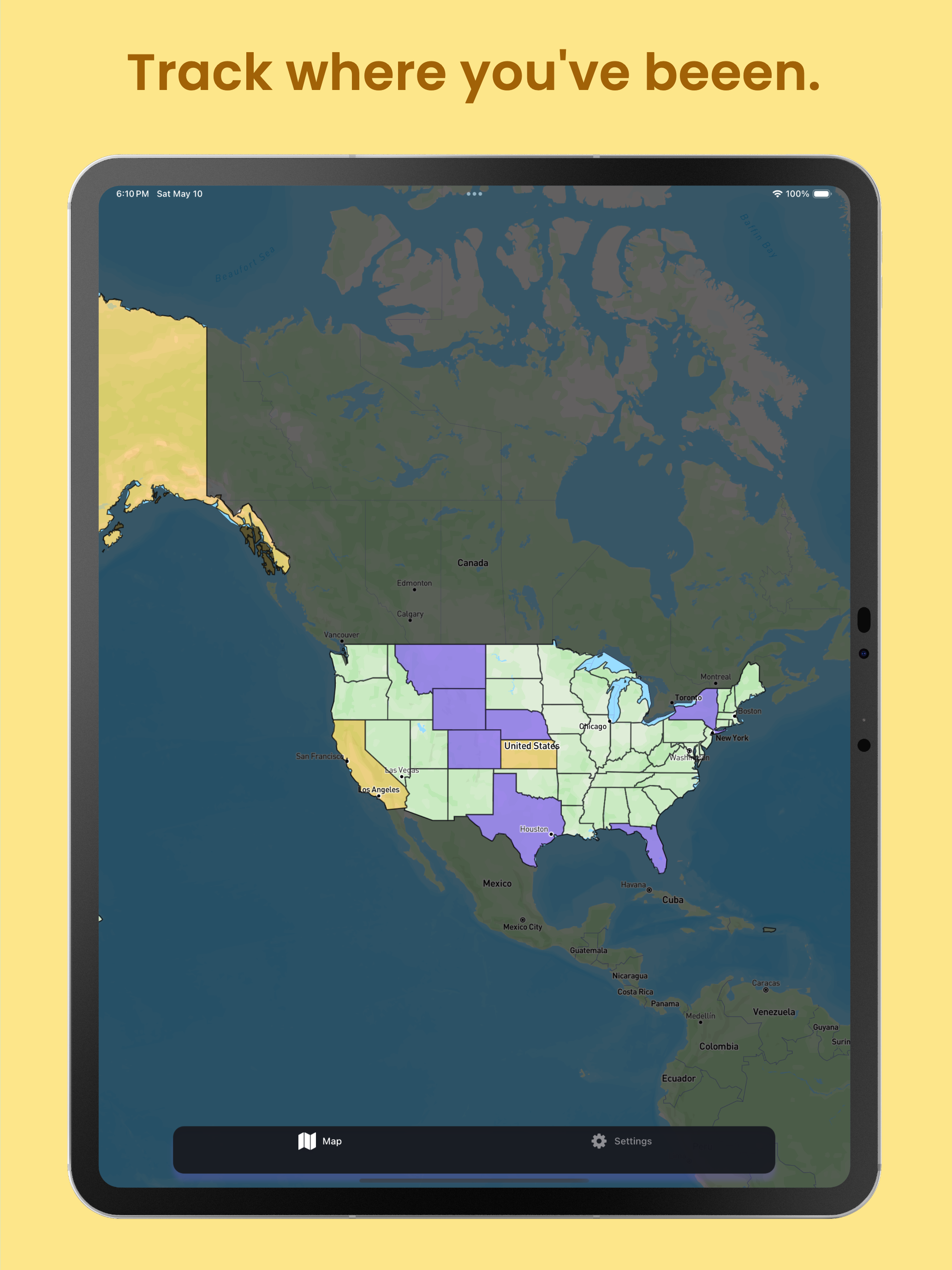 USA States - Map Tracker