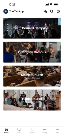 The Tabernacle Church App iPhone screenshot