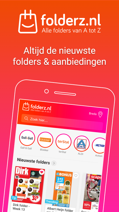 Folderz.nl Alle nieuwe folders Screenshot