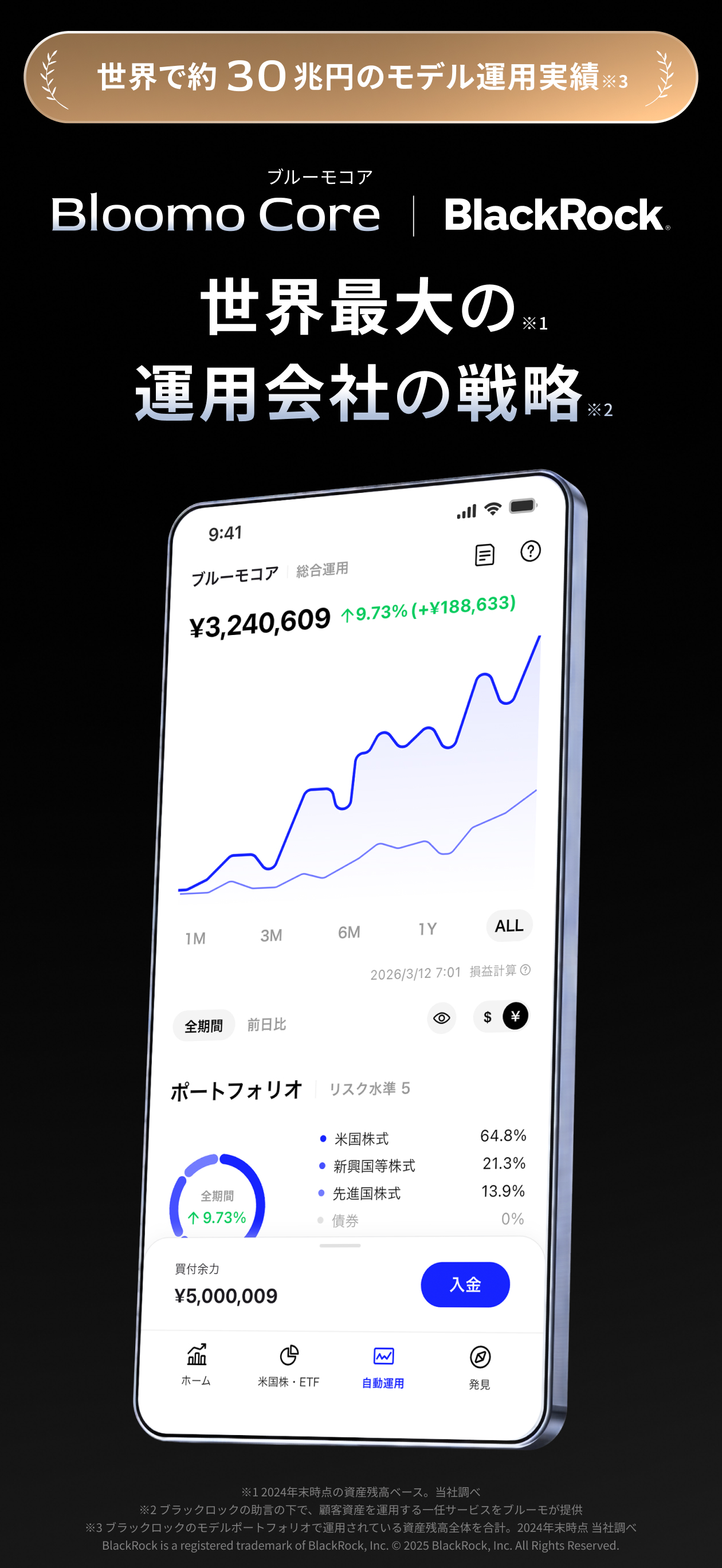 Bloomo（ブルーモ）- 世界基準の資産運用｜ブルーモ証券 screenshot 2