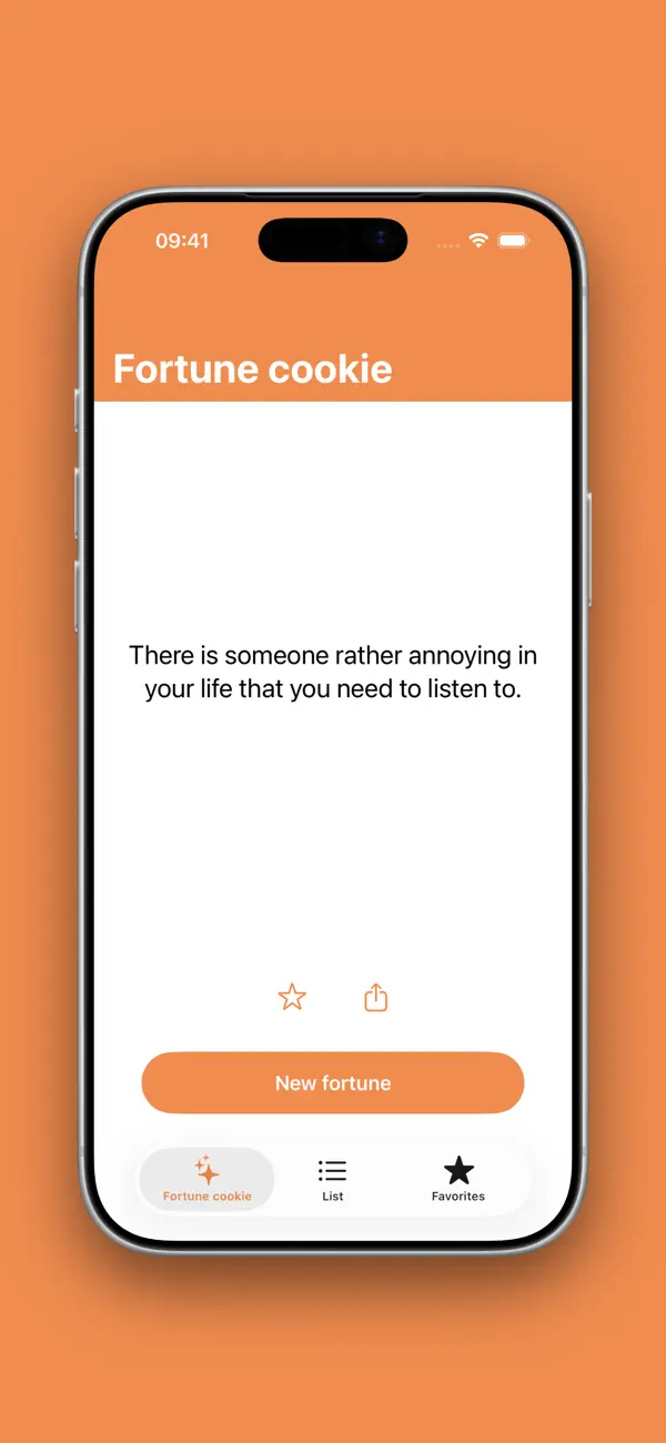 Screenshot #1 pour Fortune cookie