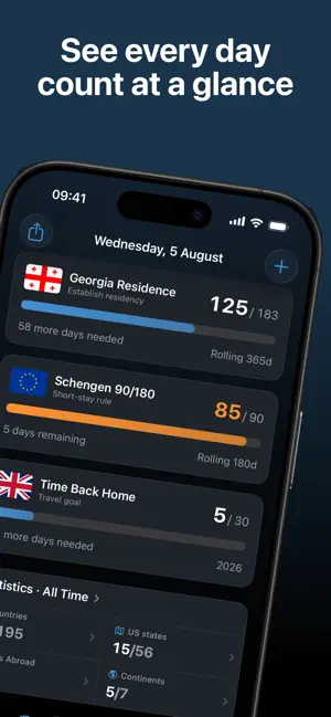 AtlasDays: Country Day Tracker screenshot 2