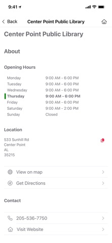 Public Libraries In JeffCo, AL Screenshot 6 of 6
