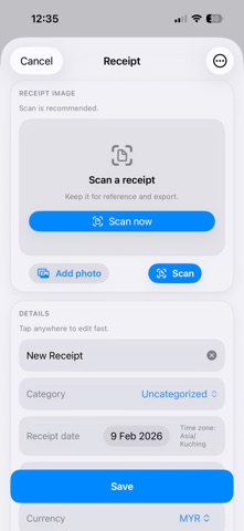 Receipt Vault Secure Screenshot 2 of 10