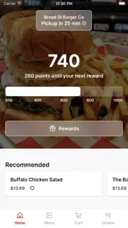 broad st. burger co. iphone screenshot 1