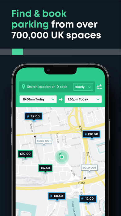 Screenshot #1 pour YourParkingSpace - Parking App