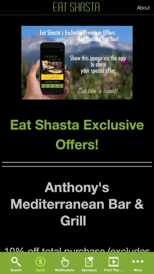 Eat Shasta App screenshot 2
