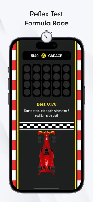 Reflex Test - Formula Race screenshot 1