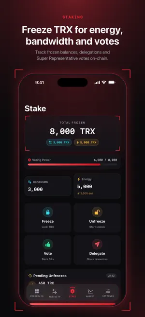 Tron Wallet - TRX & USDT screenshot 4