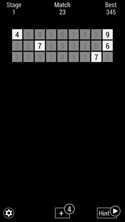 Number Match Puzzle Game