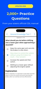CDL Study: Practice Test 2026 screenshot