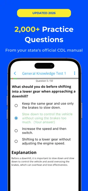 CDL Study: Practice Test 2026 screenshot 4