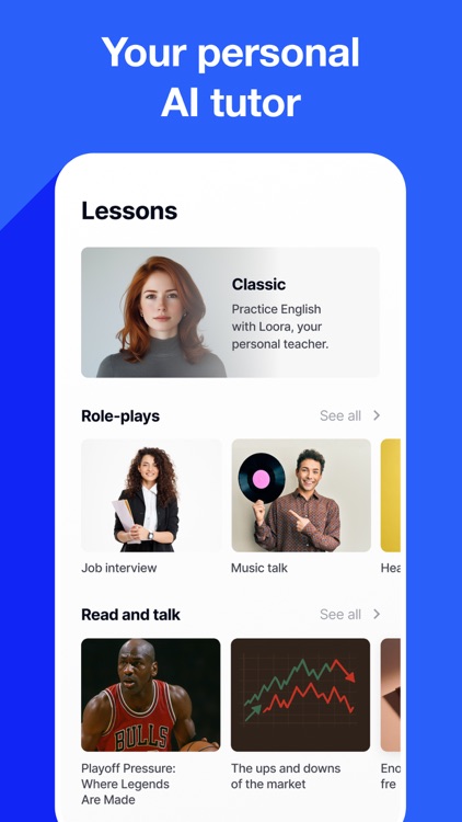 Speak English with Loora AI