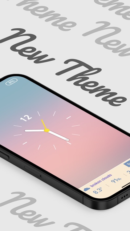 Red Clock - Weather & Alarm screenshot-0