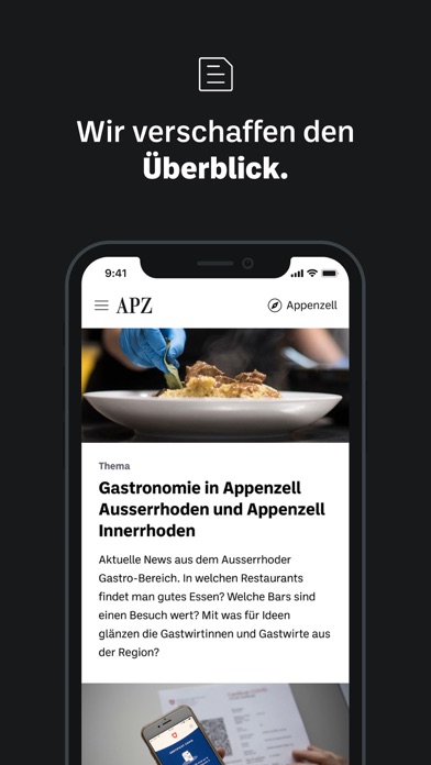 Appenzeller Zeitung Screenshot