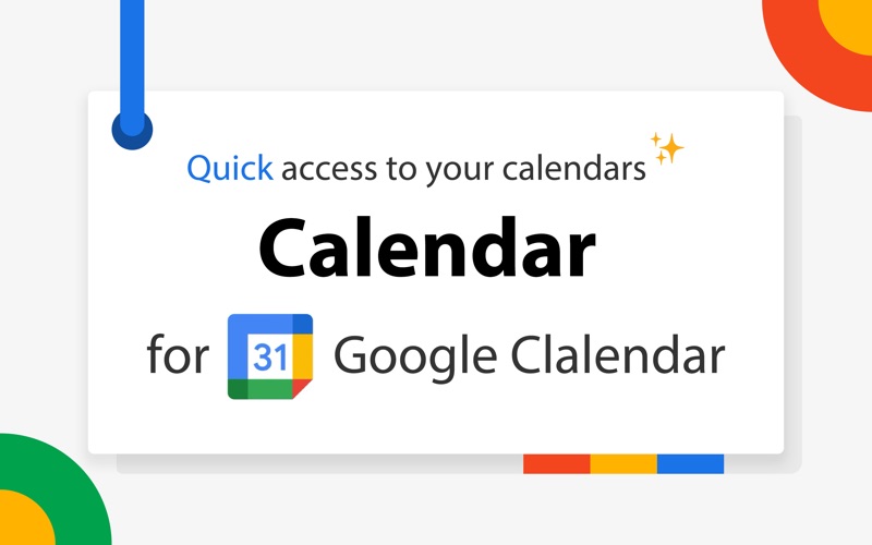 Screenshot #1 pour Calendar for Google Calendar