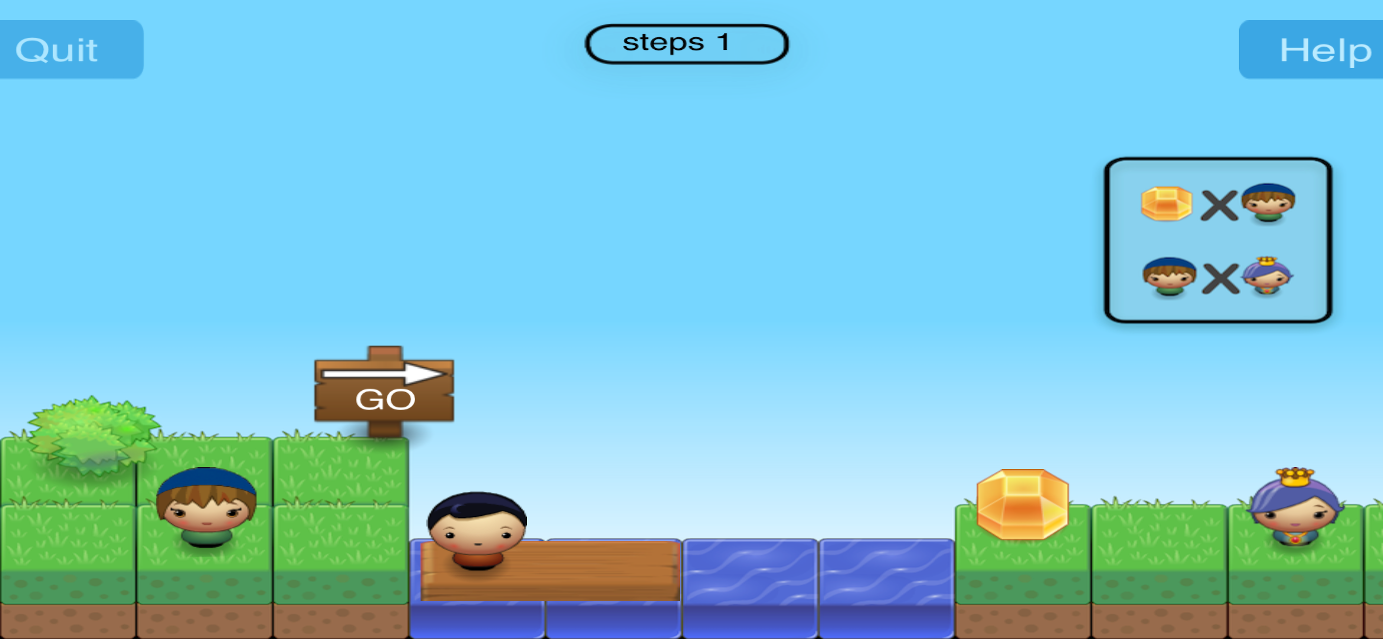 Crossings: River Puzzle screenshot 2