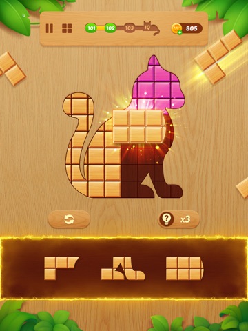 Block Crush: Wood Block Puzzle iPad screenshot