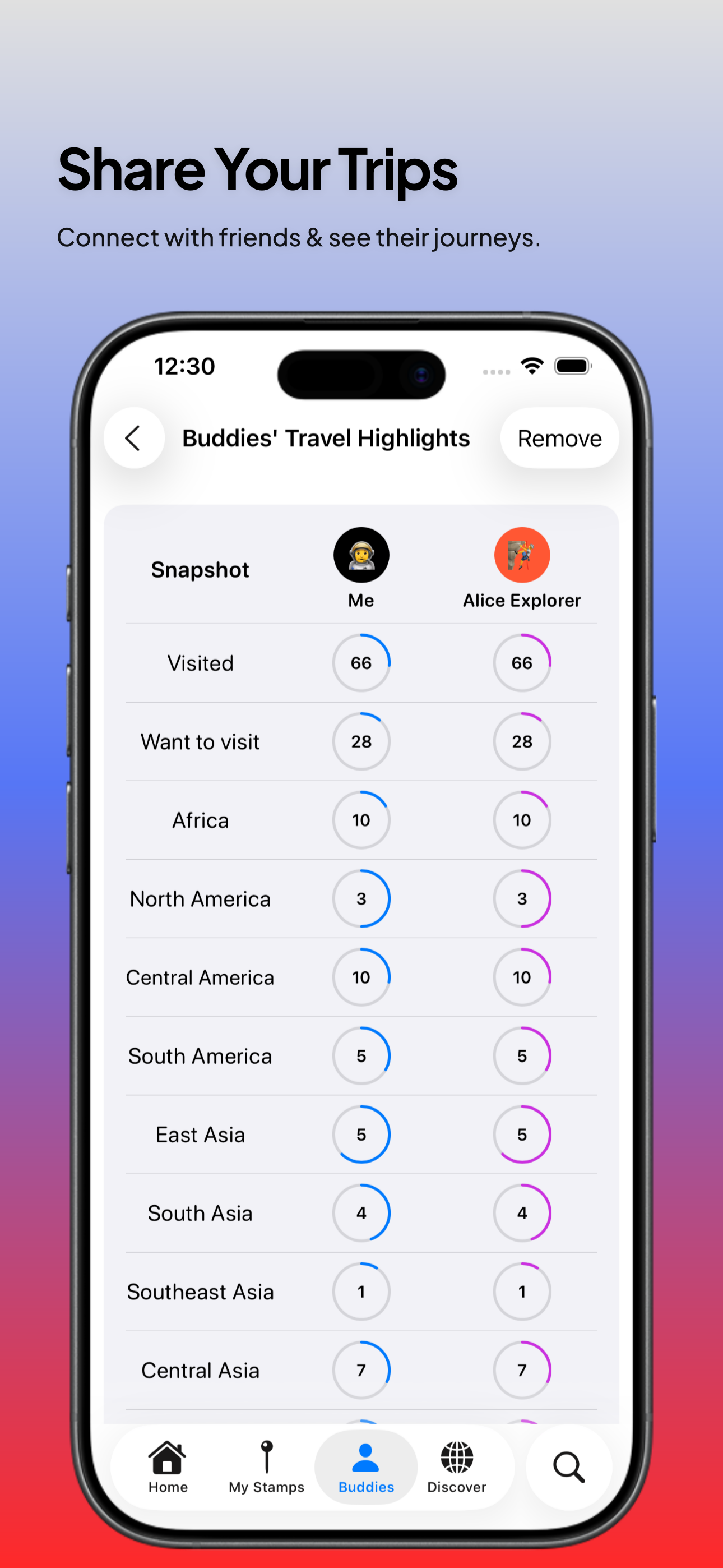 Travu: Travel Map & Tracker screenshot 5