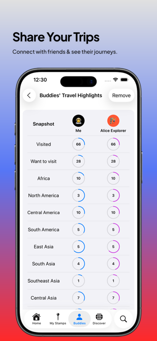 Travu: Travel Map & Tracker Screenshot 4 of 7