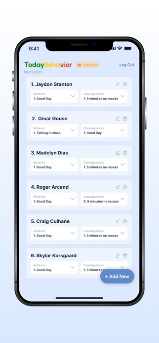 TodayBehavior Screenshot 1 of 6