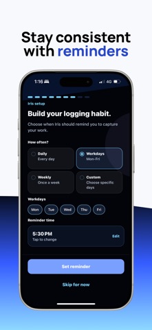 Iris: Work Notes Screenshot 5 of 6