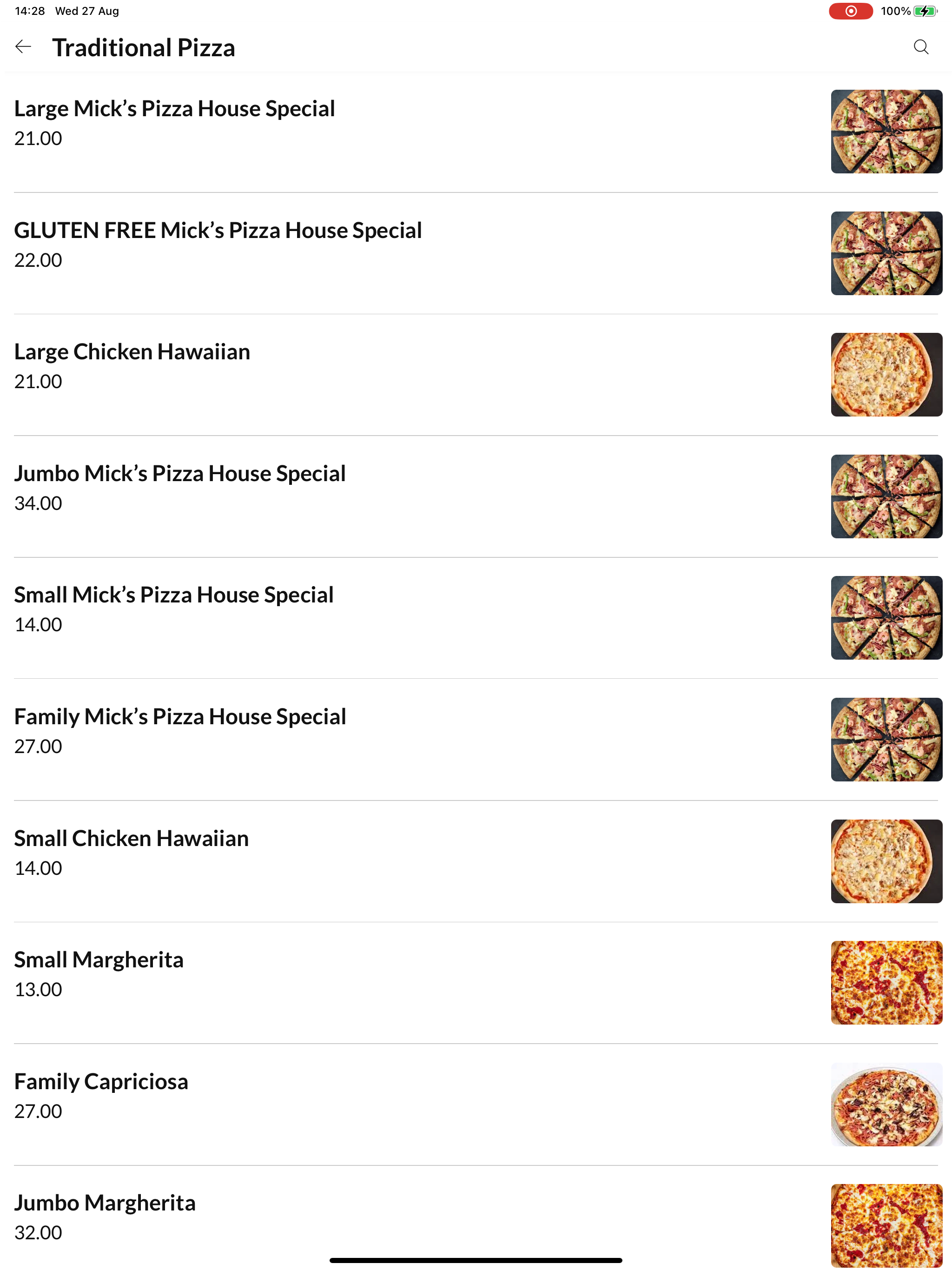 Micks Pizza House