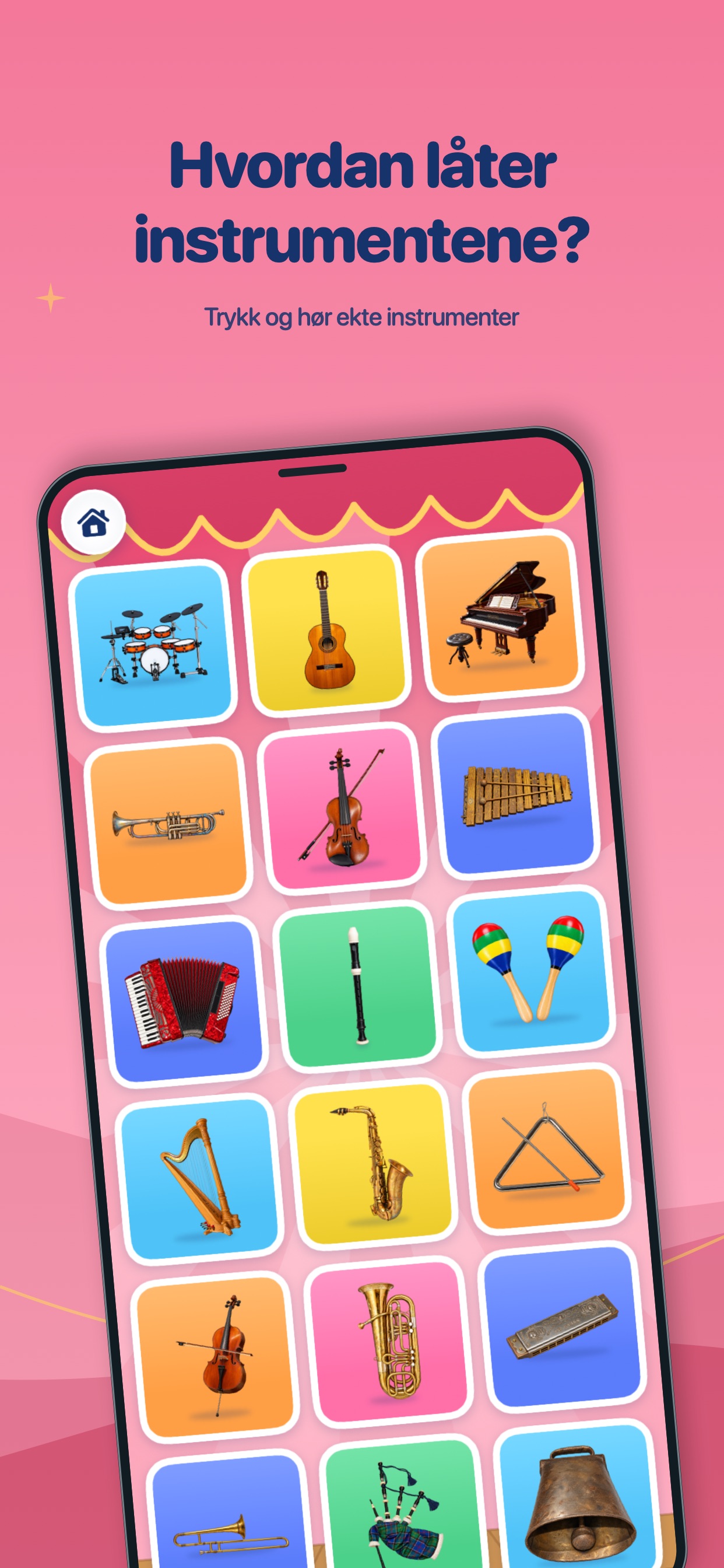 Screenshot 1 of Mine første instrumenter