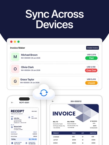 Invoice Maker – Estimate App iPad screenshot