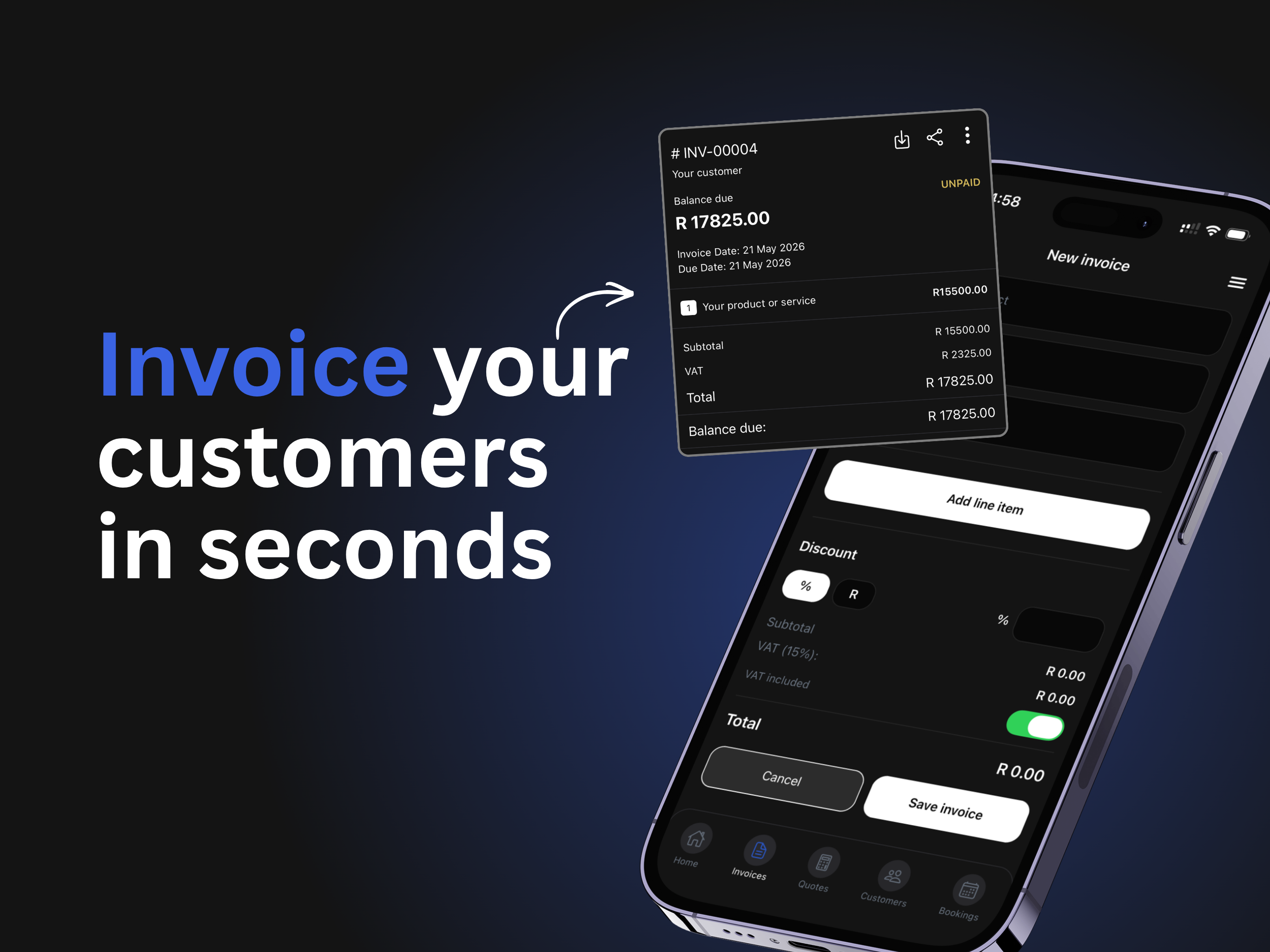 TREGO - Invoice & Bookings App