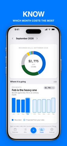 Bill Tracker + Organizer Screenshot 3 of 4