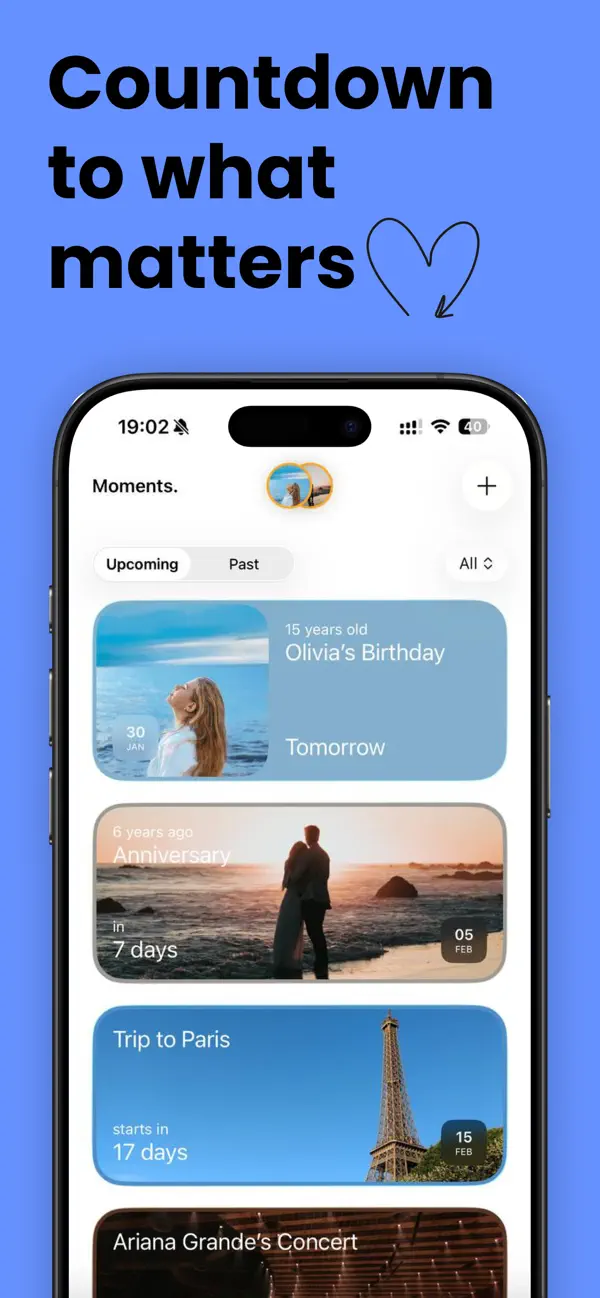 #2. Moments: Event Countdown (iOS) De: Ruslan Shadura