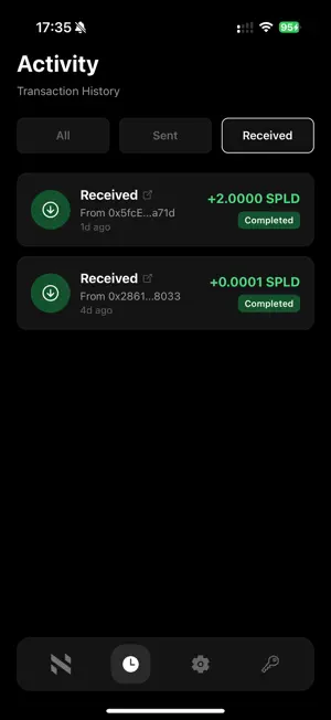 Splendor Wallet screenshot 3