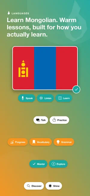 Learn Mongolian - LingFast screenshot 1